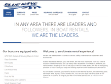 Tablet Screenshot of bluewaverentals.com